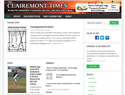 screenshot of The Clairemont Times Newspaper - Community News