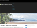 screenshot of Land Assurance Real Estate