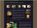 screenshot of Luxury Directory Costa Rica
