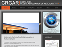 screenshot of Costa Rica Global Association of Realtors - CRGAR