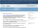 screenshot ofCosta Rica Private Investigator - Cody L Gear and Associates