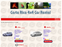 screenshot of Costa Rica Rent a Car - 4x4 Car Rental