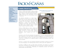 screenshot ofFacio and Canas - Costa Rica Law Firm - Legal Services