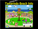screenshot of Tamarindo Beach Info