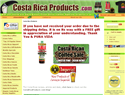screenshot ofCosta Rica Products