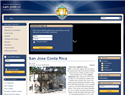 screenshot of San Jose, Costa Rica Official Website. Info Directory