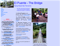 screenshot ofEl Puente, The Bridge. Program to Help Children