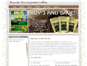 screenshot of Rios De Oro Coffee - Costa Rica