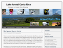 screenshot of Lake Arenal Blog