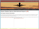 screenshot of Daniel Oduber Quiros International Airport - Liberia , Costa Rica