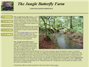 screenshot of Jungle Butterfly Farm in Pueblo Nuevo, Costa Rica