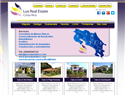 screenshot of Lux Real Estate, Costa Rica